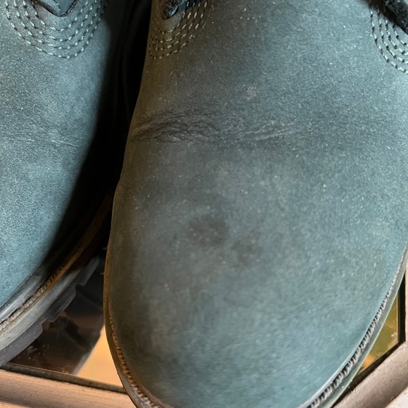 Timberland  Dark Teal  Velvet & Suede  Boots  Size 7.5 - Picture 8 of 16
